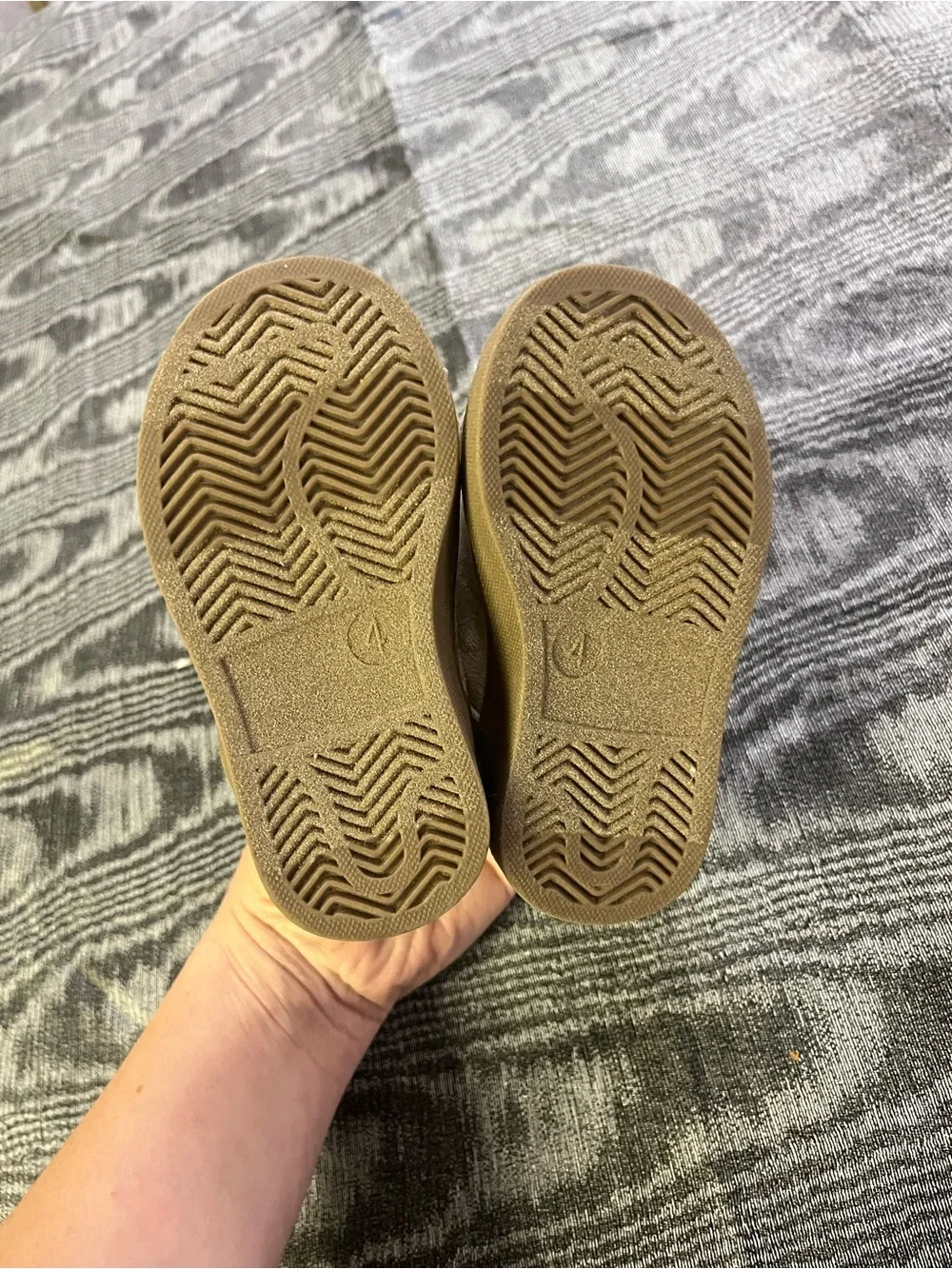 GAP Beige Suede Lace-Up Baby Shoes